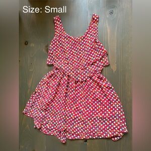 Umgee scalloped coral dress
